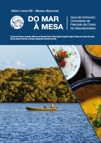 capa do livro Do Mar à Mesa: Guia de Consumo Consciente de Pescado da Costa do Descobrimento (06/2022)