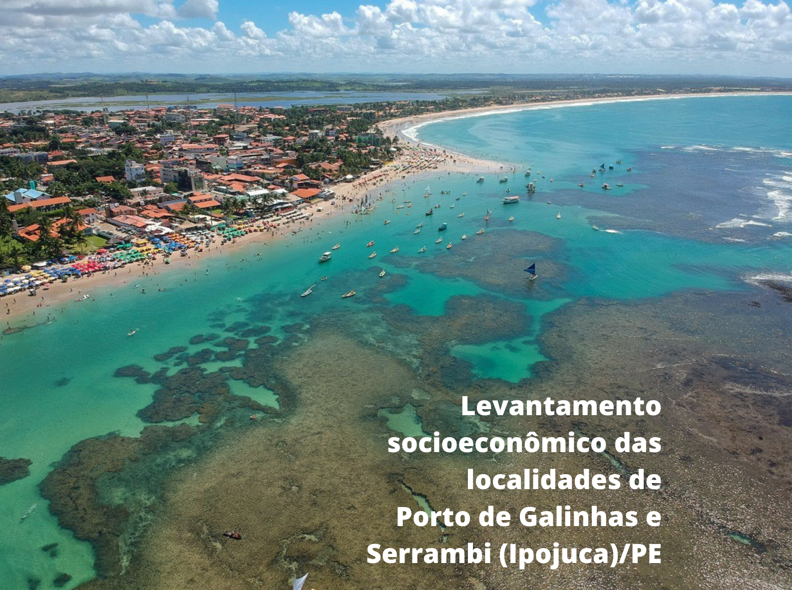 capa do livro Levantamento socioeconômico das localidades de Porto de Galinhas e Serrambi (Ipojuca)/PE(06/2022)
