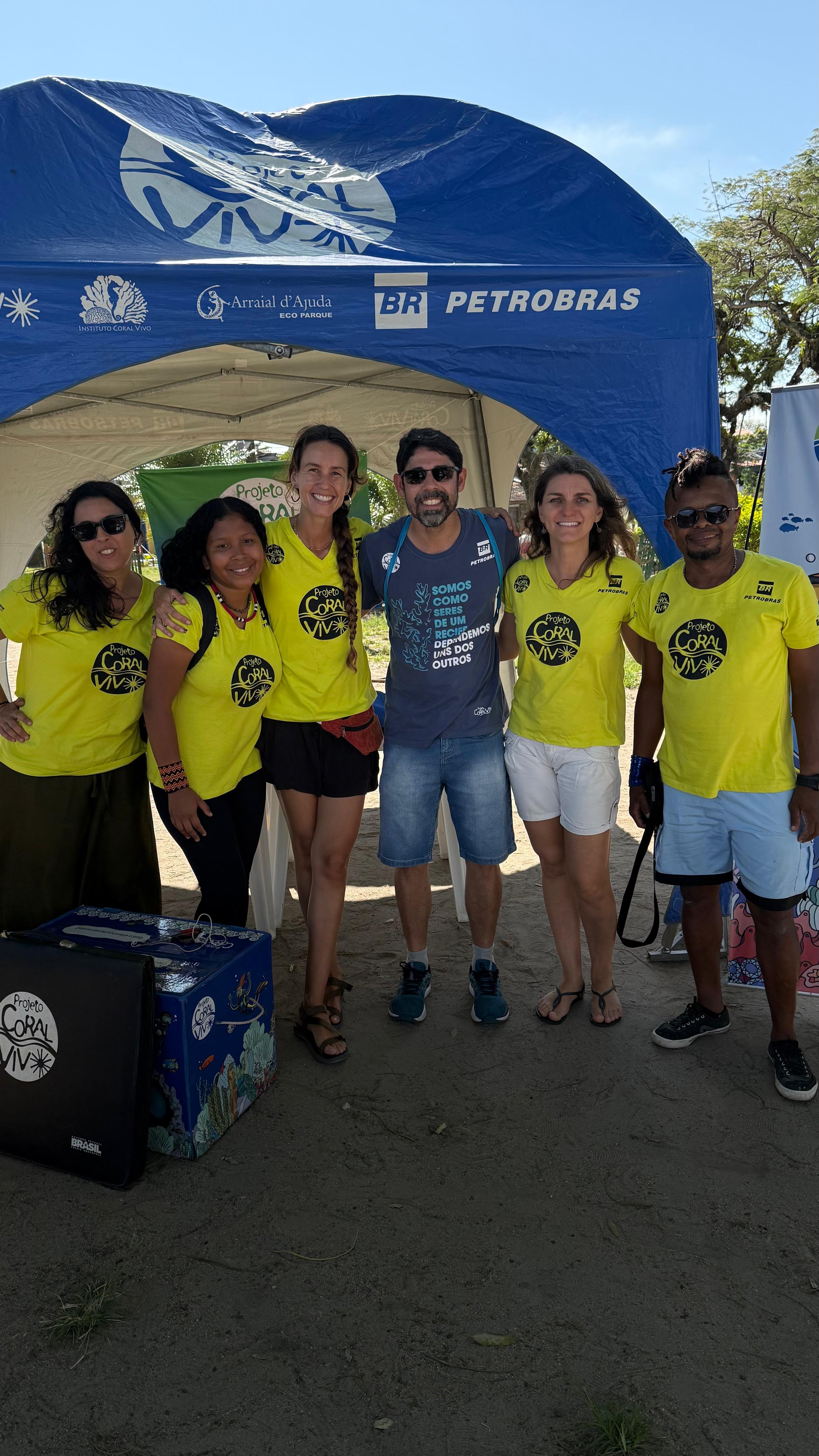 Aniversário de 22 anos do Projeto Coral Vivo, Arraial d'Ajuda (BA)