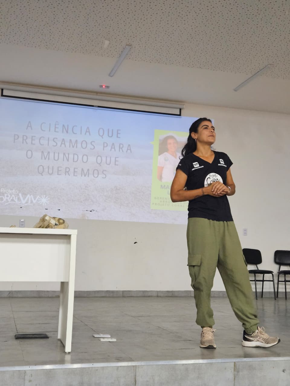 Exibição de Cora e os Corais na Semana de Pesquisa, Tecnologia e Inovação, Maceió (AL)