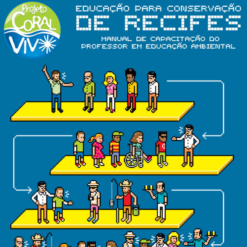 capa do livro Educação Ambiental na Educação Básica - Conservação e Sustentabilidade de Ambientes Coralíneos (06/2022)